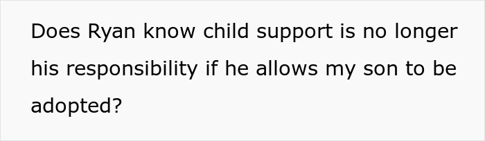 Woman's Ex Finds Out What Her New Husband Does For A Living, Demands Child Support Be Dropped