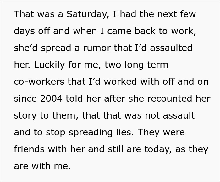 Woman Spreads Lies About Coworker's Attack That Never Happened, Faces The Consequences 5 Years Later When Looking For A Job Woman Spreads Lies About Coworker's Attack That Never Happened, Faces The Consequences 5 Years Later When Looking For A Job