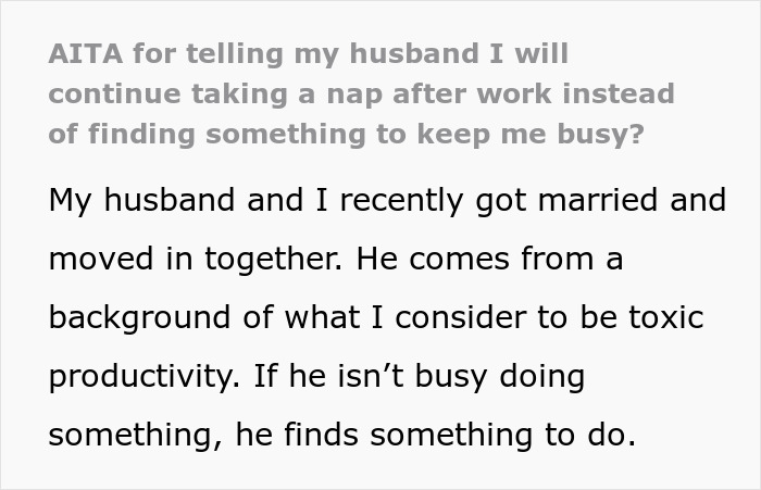 &ldquo;I Can Nap Whenever I Want&rdquo;: A Woman Wonders If She Is In The Wrong For Constantly Napping After Work