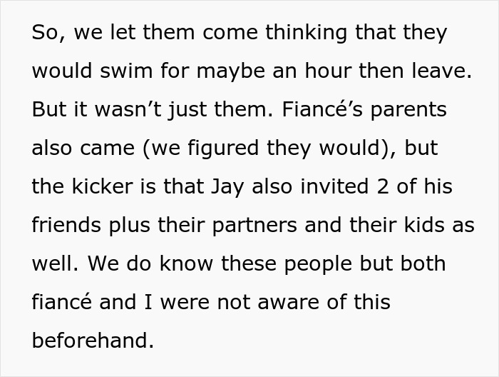 Woman Blamed For Being &ldquo;Unwelcoming&rdquo; For Sitting Inside While Uninvited Guests Have A Party In Her Pool