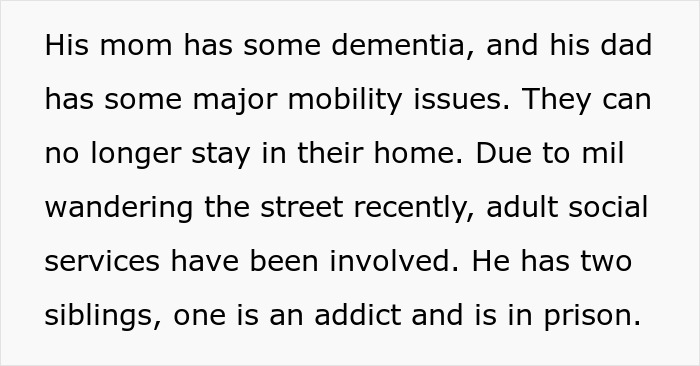 Couple Calls It Quits After Wife Refuses To House Husband&rsquo;s &ldquo;Medically Needy&rdquo; Parents