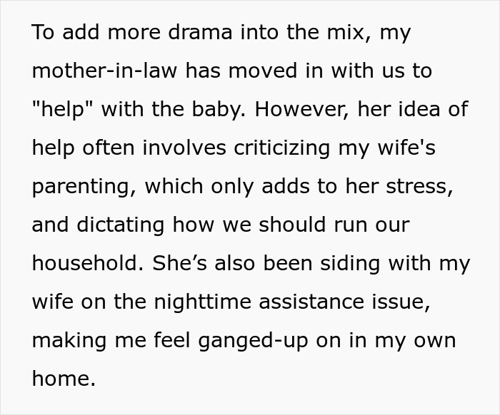 Dad Says His Sleep Is More Important Than Helping With The Baby At Night Because Of His Job, Asks For People's Perspectives Online