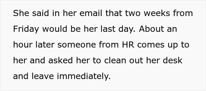 Woman Shuts Down Boss&rsquo;s Curiosity About Her Outstanding Workload After He Denied Her 2-Week Notice And Fired Her On The Spot