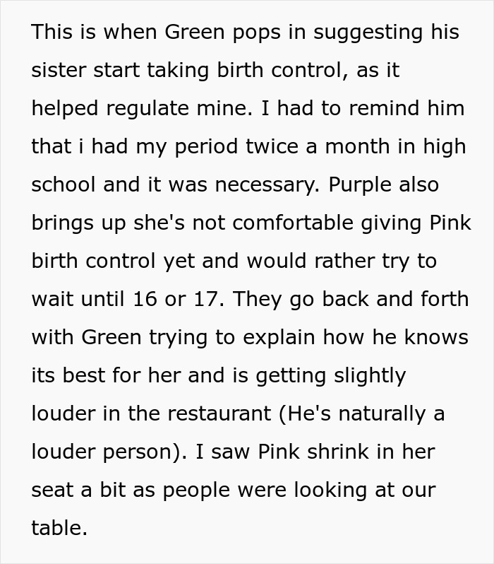 Guy Starts Mansplaining Periods To His Little Sister During Family Dinner, His Fianc&eacute;e Asks Him A Question That Shuts Him Down