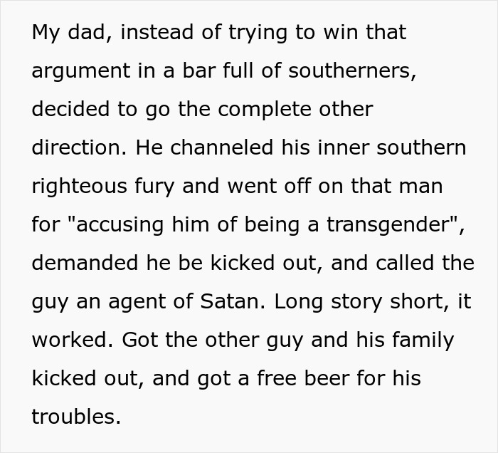 Man “Fights Fire With Fire” To Get Transphobe Kicked Out From A Bar Man “Fights Fire With Fire” To Get Transphobe Kicked Out From A Bar