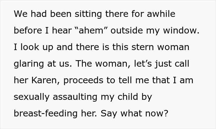 "She Was Just Trying To Clean Out The Extra Milk In Her Mouth": Newborn 'Defends' Mom Being Told Off For Public Breastfeeding