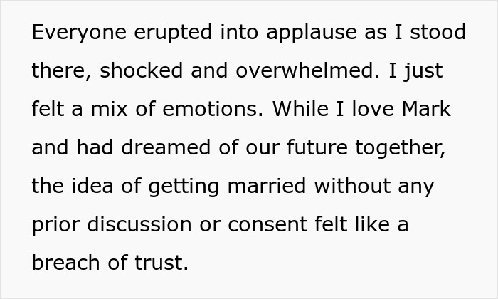 Boyfriend Invites Woman To A Fancy Party, She Realizes It's Actually A Surprise Wedding For Her And Leaves