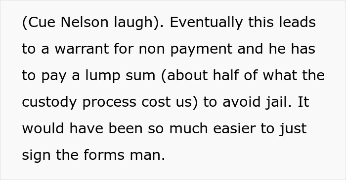 Guy Fed Up With Wife&rsquo;s Ex Being A Pain With Getting His Kids Passports, Makes Sure The Forgotten Child Support Is Collected From Him Immediately