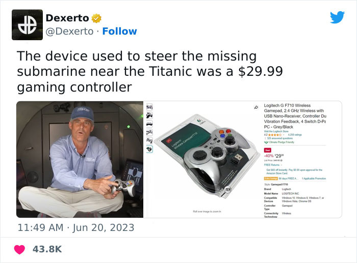 &ldquo;Banging&rdquo; Noises Detected Every 30 Minutes In Desperate Search For Titanic Tour Sub - Reporter Who Previously Rode It Says There Were &lsquo;Many Red Flags&rsquo;