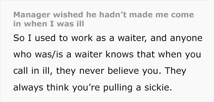 Boss Doesn't Believe Waiter Is Sick, Forces Him To Come To Work And Deeply Regrets It
