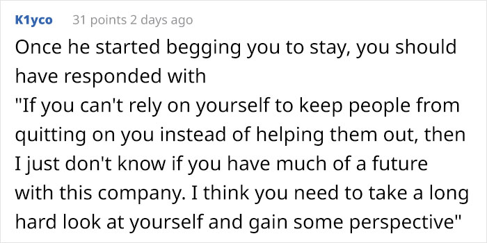 Boss Made To Eat His Words After Telling Star Employee To &ldquo;Gain Some Perspective&rdquo; For Refusing To Add 3 Hr Commute To Workday
