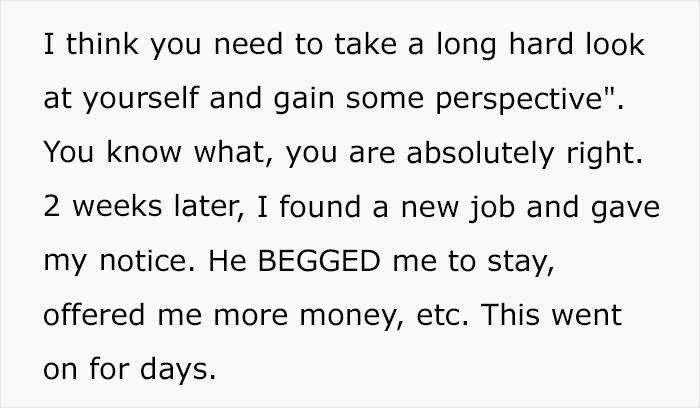 Boss Made To Eat His Words After Telling Star Employee To &ldquo;Gain Some Perspective&rdquo; For Refusing To Add 3 Hr Commute To Workday