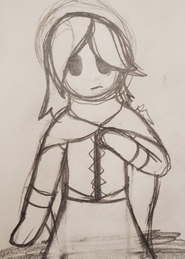 The First Sketch Of My Cookie Run Oc! (Her Name Is Cinnamon Sugar Cookie!)