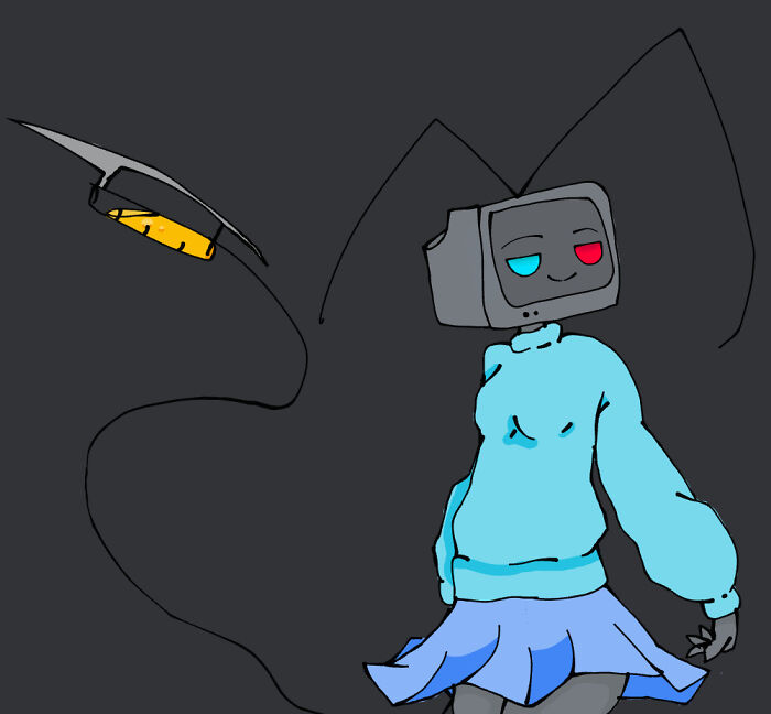 I Used Google Canvas For This, So It's Not My Best Work. The Oc's Name Is Static :)