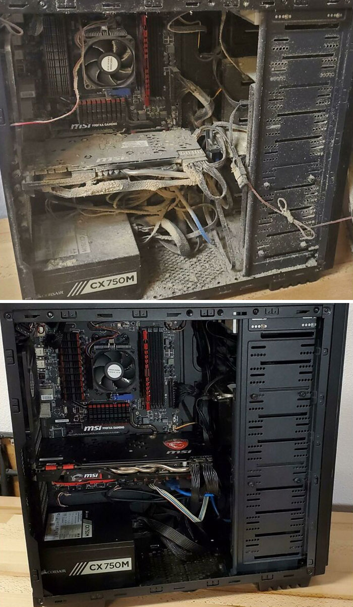 Father-In-Law Asked Me To Swap Out His Old GTX 770 For A GTX 1070, Gave Some Much Needed TLC While I Was At It