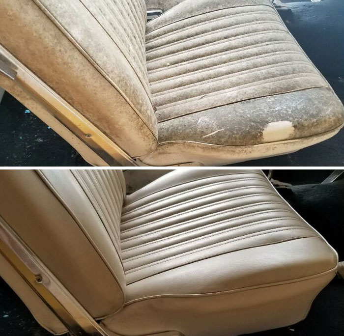 I Detailed A 1968 Torino. Couldn't Believe I Was Able To Get The Seats This Clean