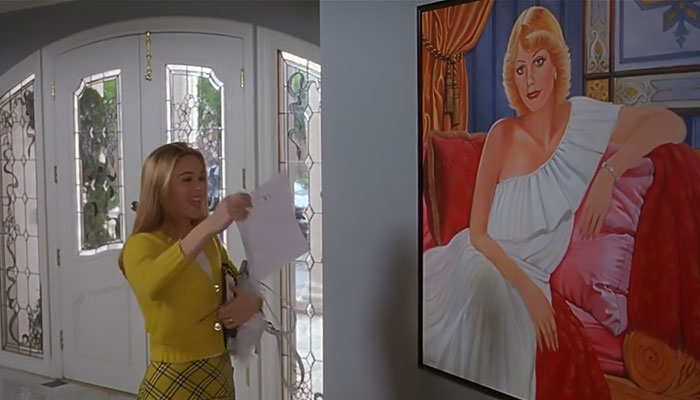 Cher wearing yellow outfit 