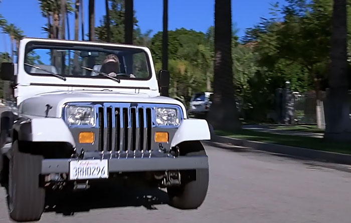 Cher driving the car 