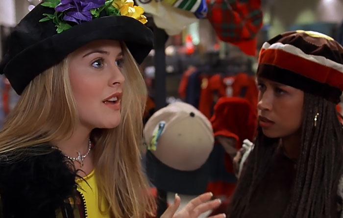 Dionne and Cher in the store 