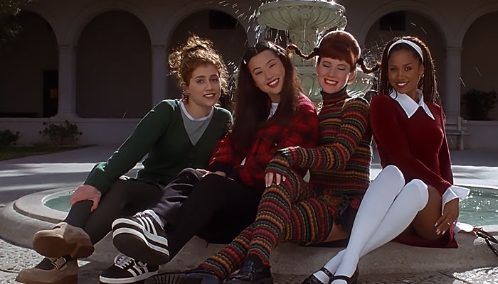 Tai and the rest of the girls smiling 