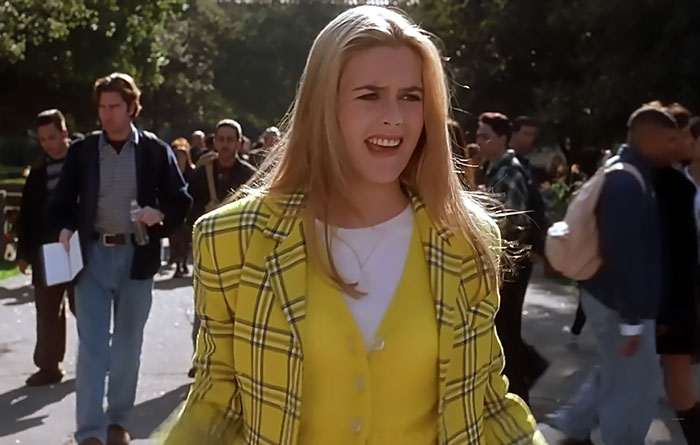 Cher wearing yellow outfit 