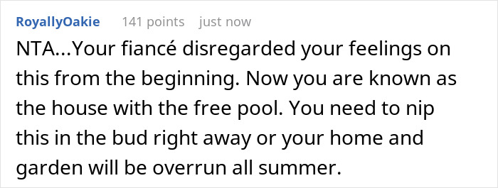 Woman Blamed For Being &ldquo;Unwelcoming&rdquo; For Sitting Inside While Uninvited Guests Have A Party In Her Pool