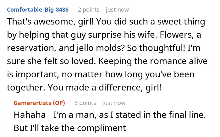 Man Helps A Random Customer Who Happens To Be &ldquo;The Least Romantic Man On The Planet&rdquo; Pleasantly Surprise His Wife With A Thoughtful Gift
