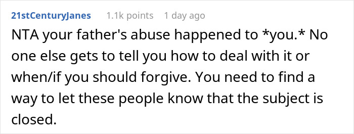 Dad Expects Kid To Forgive 20 Years Of Abuse Because He&rsquo;s &ldquo;Changed&rdquo;, They Tell It Like It Is
