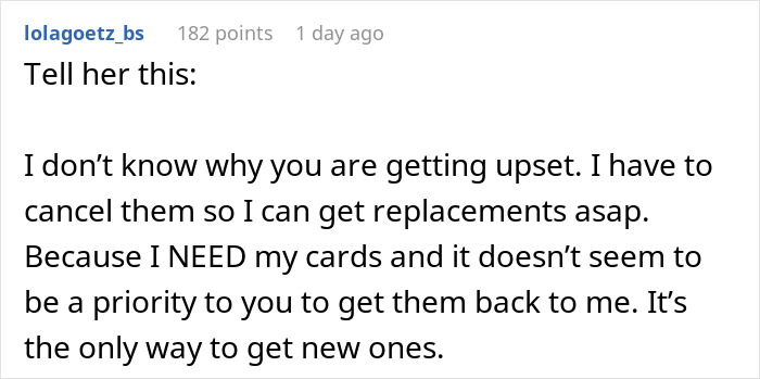 Friend Can&rsquo;t Find The Time To Return Woman&rsquo;s Wallet, Woman Decides She&rsquo;ll Block Her Cards, Friend Goes Crazy Over It