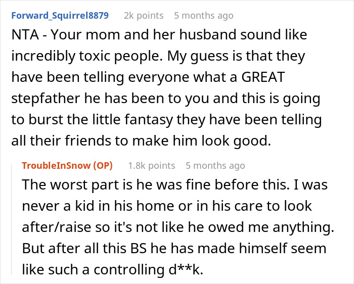 Mom Gets Mad Over Daughter's Refusal To Let Stepdad Walk Her Down The Aisle