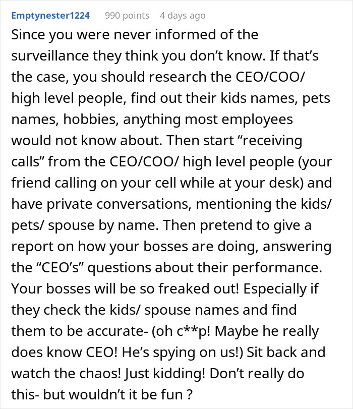 Boss Hides A Camera In New Hire&rsquo;s Office, Doesn&rsquo;t Realize She Found It On Day 1 After His Oddly Specific Remarks Roused Her Suspicions