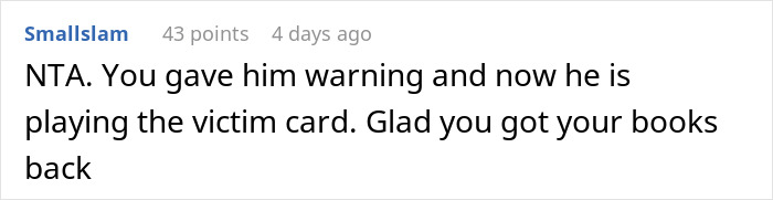 "I Told Him I Will Be Calling The Cops": Woman Gets Friend Fired After He "Borrowed" Her Special Books To Get Them Appraised As A "Surprise"