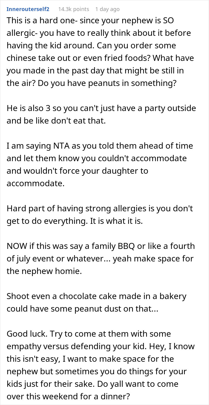 Birthday Girl Requests Cake That Her Cousin Is Allergic To, Causes Drama In The Family Birthday Girl Requests Cake That Her Cousin Is Allergic To, Causes Drama In The Family