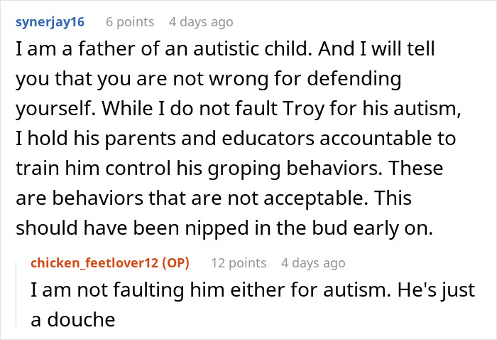 Girl Faces Backlash After Punching An Autistic Kid In The Face After He Groped Her, Asks For Advice Online