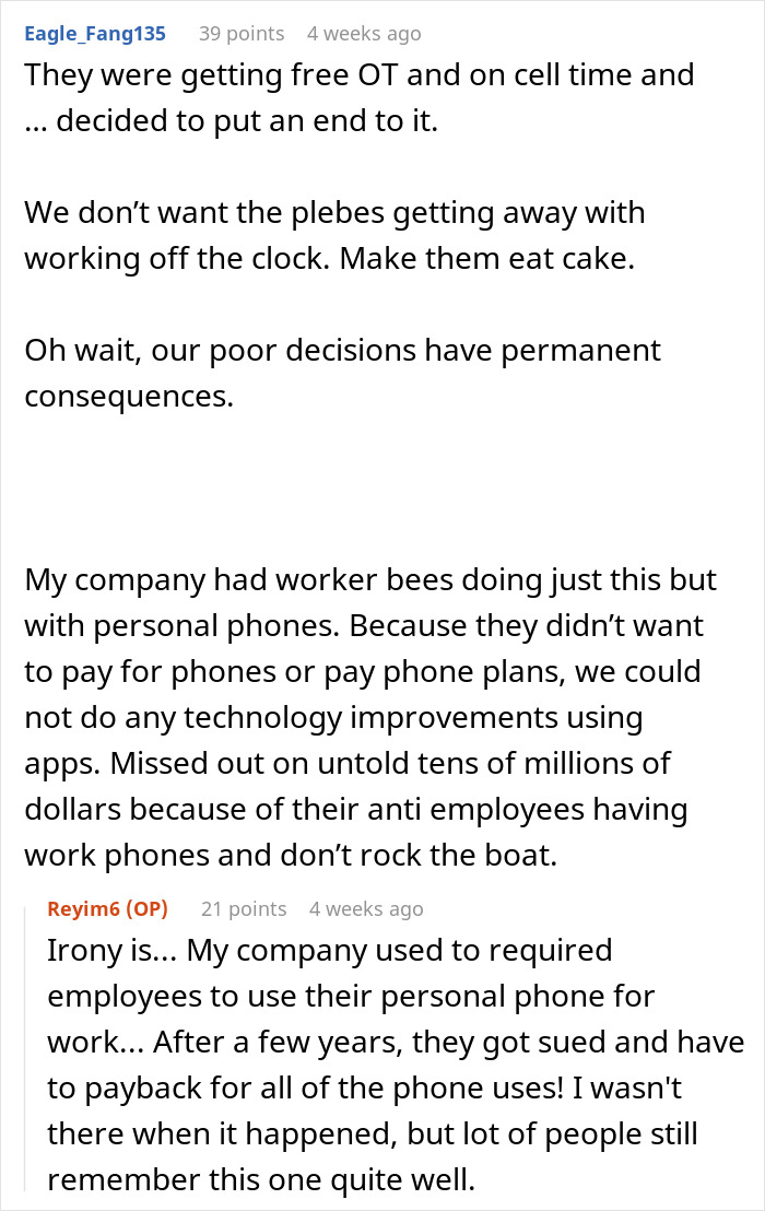 Management Tell Employees They Can't Use Their Phones After Work, Regret It Almost Immediately