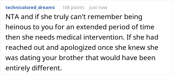 Brother Introducing His Fianc&eacute;e At A Family Event Takes A Turn When His Sister Recognizes Her High School Bully And Sheds Light On Her Past