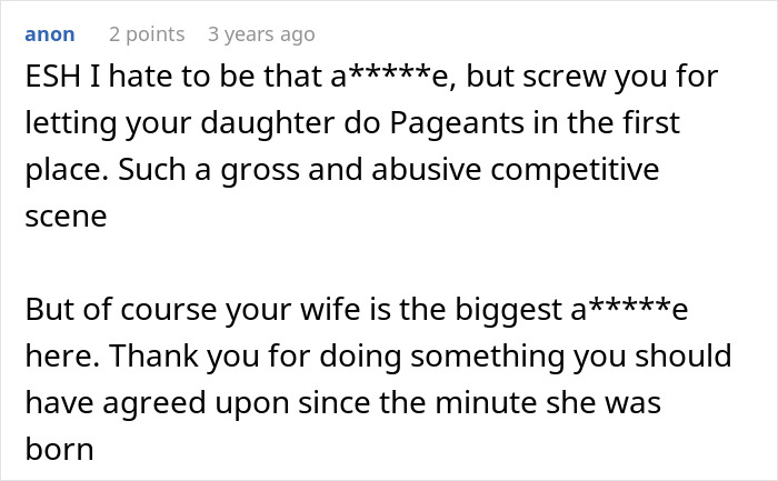 Dad Calls Out Wife And Puts An End To Her Unhealthy Obsession With Their 14-Year-Old Daughter's "Pageant-Ready" Looks, Wonders If He's A Jerk