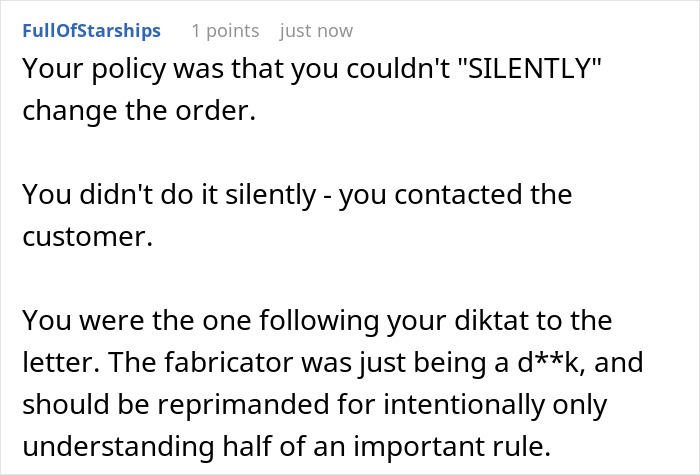 Boss Falls Victim To His Own &ldquo;Absolutely No Exception&rdquo; Rule