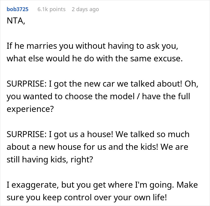Boyfriend Invites Woman To A Fancy Party, She Realizes It's Actually A Surprise Wedding For Her And Leaves