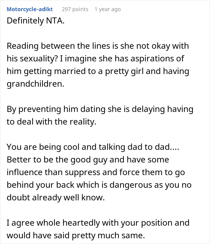 Mom Doesn&rsquo;t Let 14 Y.O. Son Date, Dad Keeps His Boyfriend A Secret Until She Finds Out And Bursts