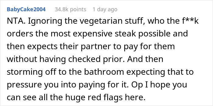 &ldquo;[Am I The Jerk] For Refusing To Pay For My Bf&rsquo;s Food On His Birthday And Getting Him Banned From A Restaurant?&rdquo;