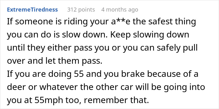 "I See Flashing Lights In My Rearview": Tailgater Learns His Lesson The Hard Way As It Leads To Police Intervention