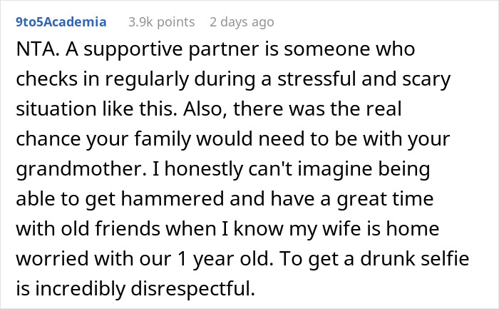 Man Thinks He Shouldn&rsquo;t Have To Disrupt His Plans To &ldquo;Cater To His Wife&rdquo; After Family Emergency Leaves Her Anxious And Alone