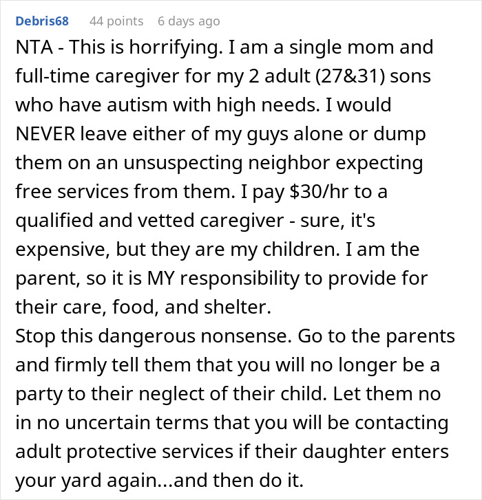 500 Lb Woman With Special Needs Is Too Violent To Be Enrolled In Day Programs, So Her Parents Drop Her Off At Neighbor’s To Be Babysat Without Warning 500 Lb Woman With Special Needs Is Too Violent To Be Enrolled In Day Programs, So Her Parents Drop Her Off At Neighbor’s To Be Babysat Without Warning