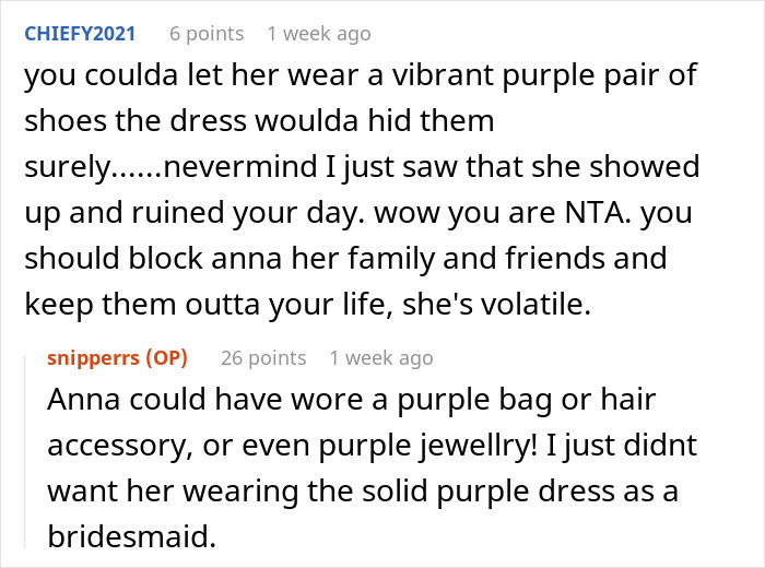 &ldquo;She Was Escorted Out The Door Screaming&rdquo;: Guest Hell-Bent On Wearing Purple Clashes With Bride