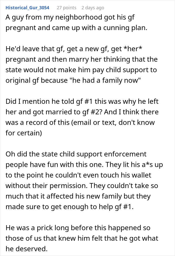 Guy Fed Up With Wife&rsquo;s Ex Being A Pain With Getting His Kids Passports, Makes Sure The Forgotten Child Support Is Collected From Him Immediately