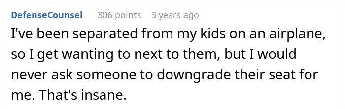 Guy Deals With Entitled Parent Using Movies Quotes When She Won't Stop Pestering Him About Switching Seats