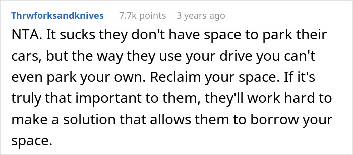 "I've Noticed My Driveway Is Always Full Of Their Cars": Man Is Sick And Tired Of Neighbors Parking Cars On His Driveway So He Decides To Block It