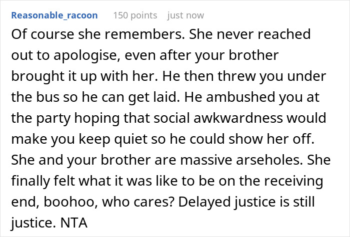 Brother Introducing His Fianc&eacute;e At A Family Event Takes A Turn When His Sister Recognizes Her High School Bully And Sheds Light On Her Past