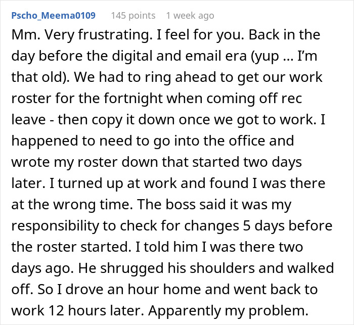 Employee Gets Their Schedule Done By Manager Who &ldquo;Hates&rdquo; Them, Wakes Up On Their Day Off To A Voicemail Asking Why They Aren&rsquo;t At Work